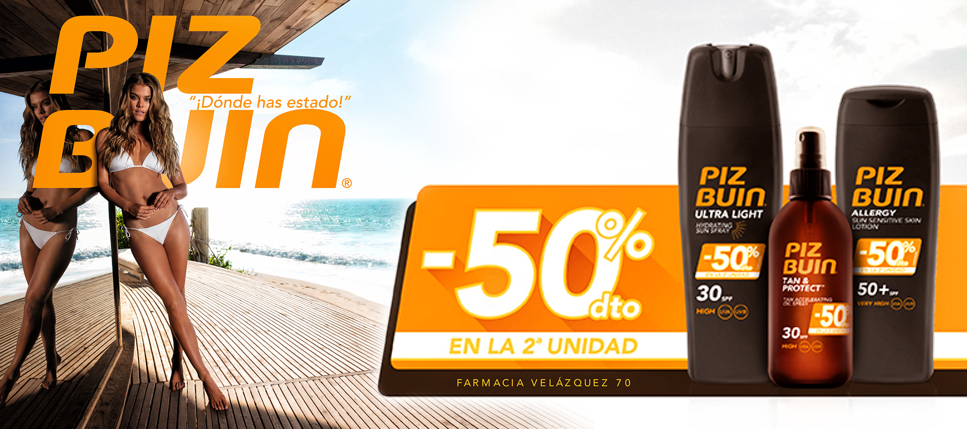 piz buin 50%