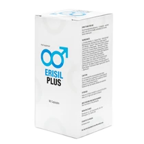 Botella individual de Erisil Plus, enfoque en la etiqueta del producto