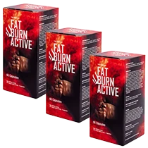 Paquete de 3 unidades de Fat Burn Active para adelgazar
