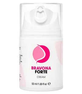 Tubo de crema Bravona Forte para reafirmar y embellecer el busto