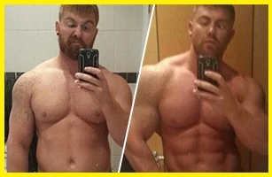 Testimonio de cliente satisfecho Adam, con resultados de Mass Extreme.