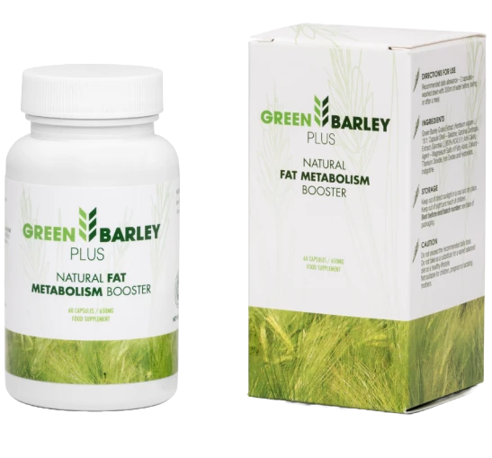 Envase principal de Green Barley Plus