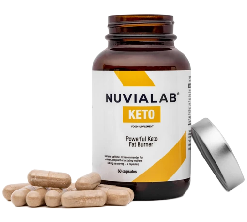 Botella individual de NuviaLab Keto.
